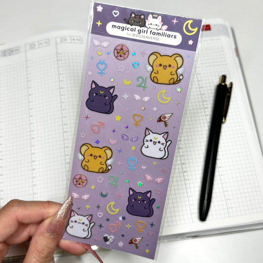 DECO STICKER SHEET ✦ MAGICAL GIRL FAMILIARS