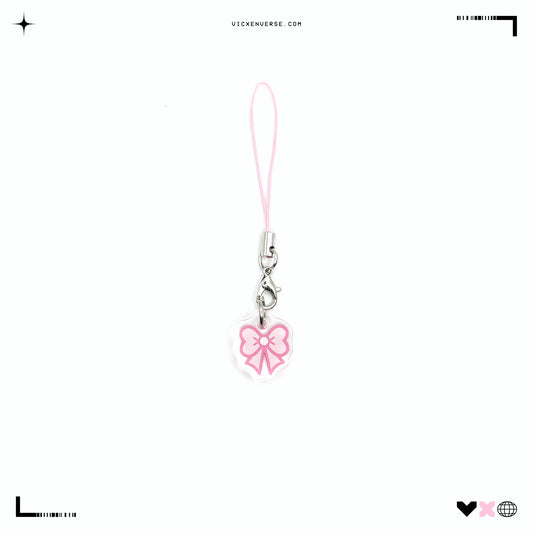 PHONE CHARM ✦ PINK BOW