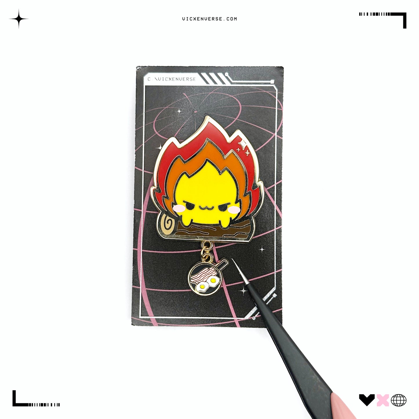 ENAMEL PIN ✦ SG FIRE DEMON