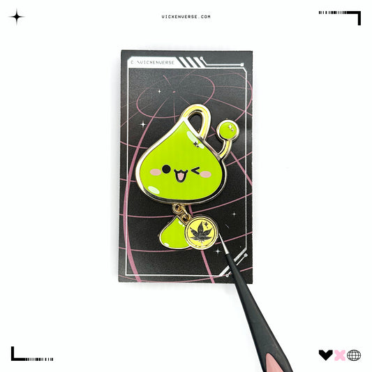 ENAMEL PIN ✦ MS GREEN SLIME