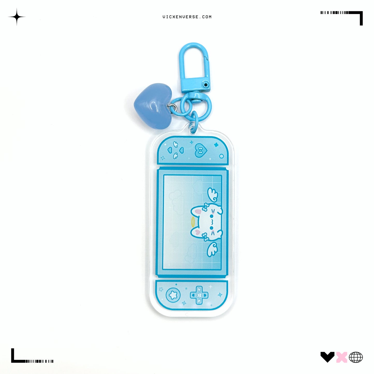 KEYCHAIN ✦ HINA BLUE SWITCH