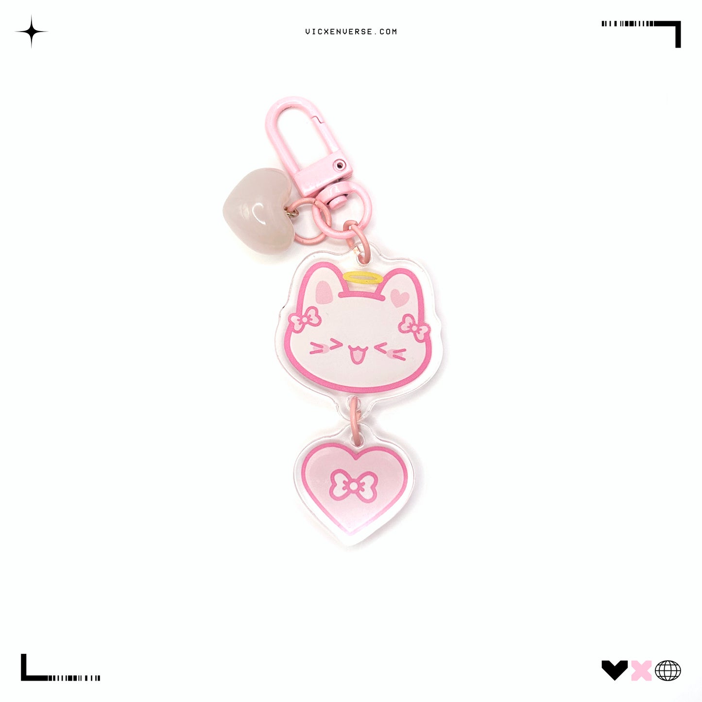 KEYCHAIN ✦ HINA WITH HEART