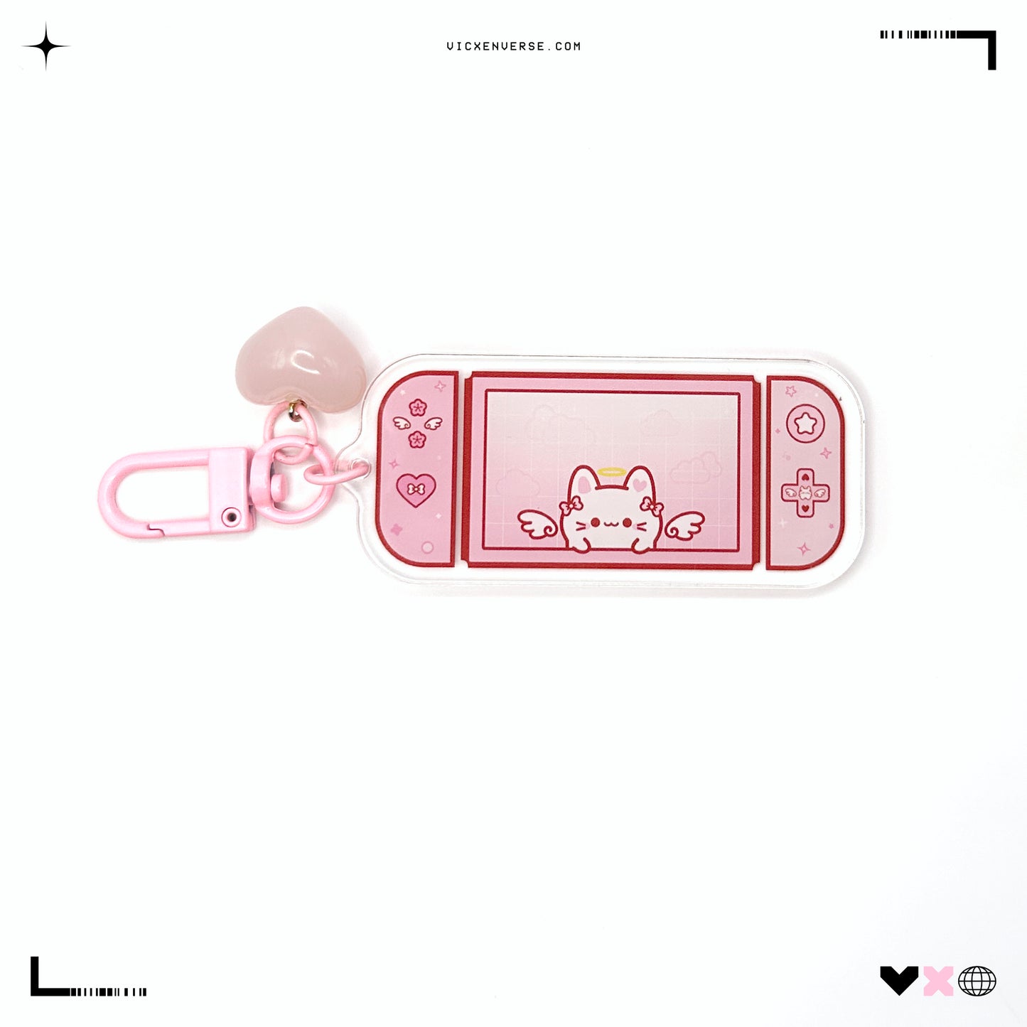 KEYCHAIN ✦ HINA PINK SWITCH