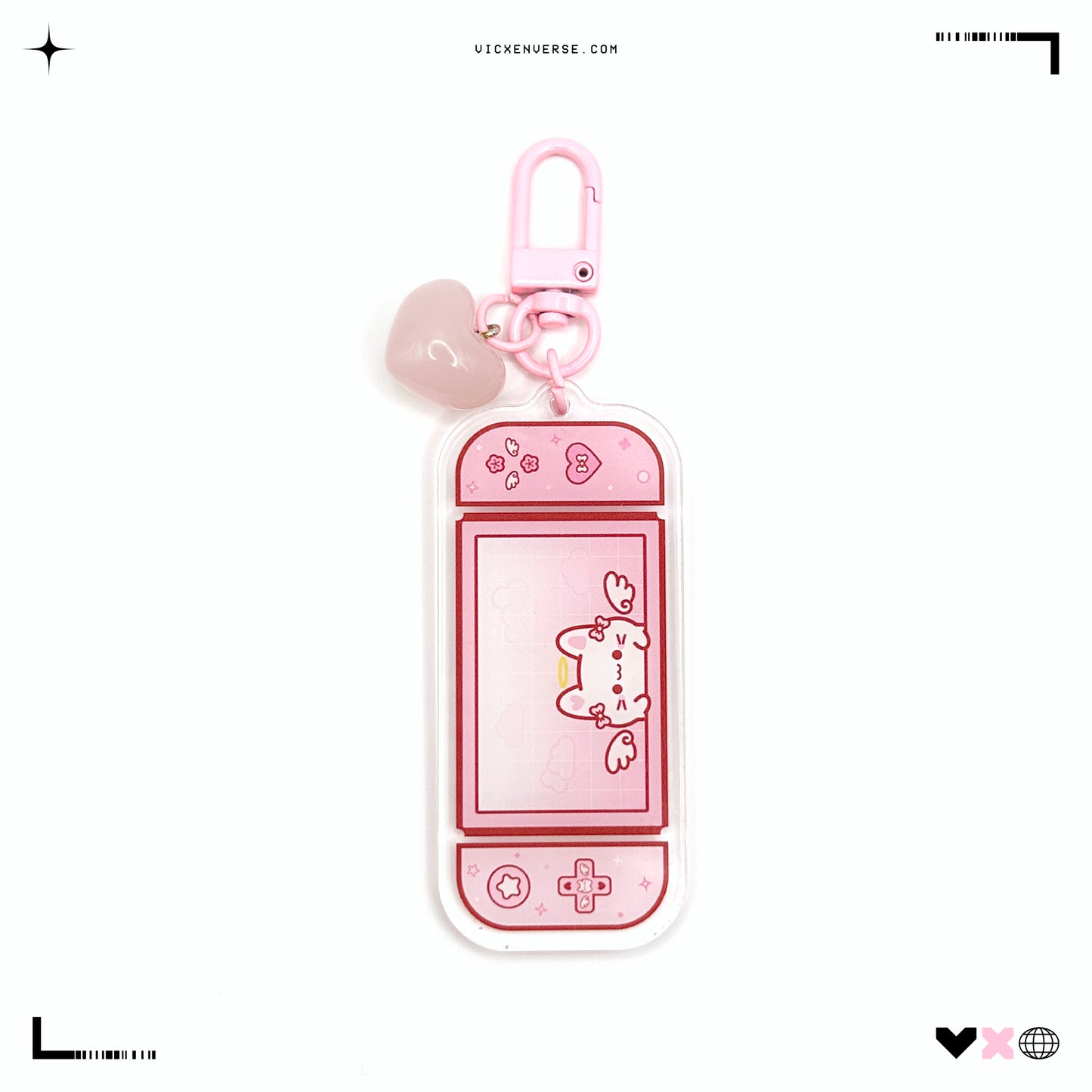 KEYCHAIN ✦ HINA PINK SWITCH