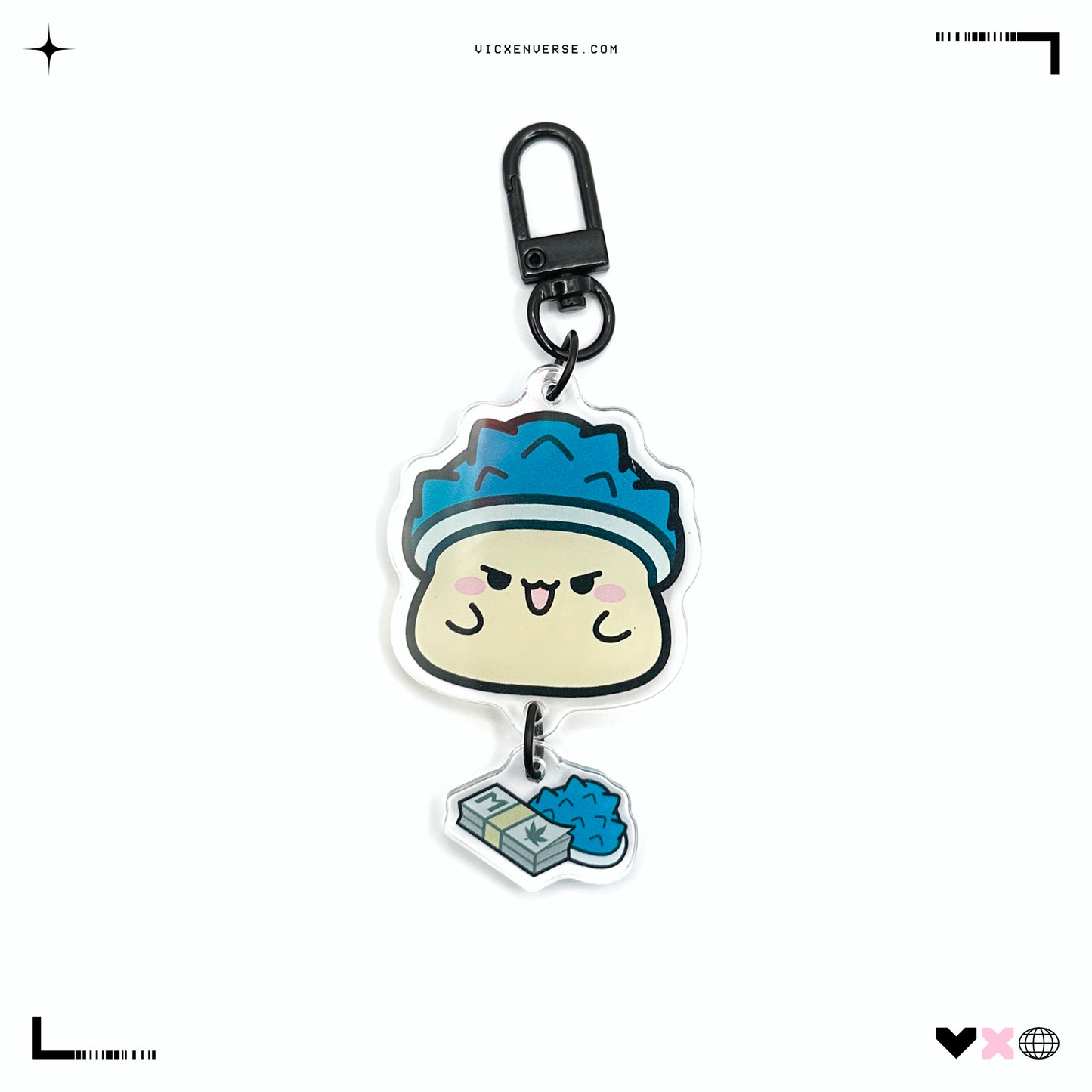 KEYCHAIN ✦ MS HORNY MUSHROOM