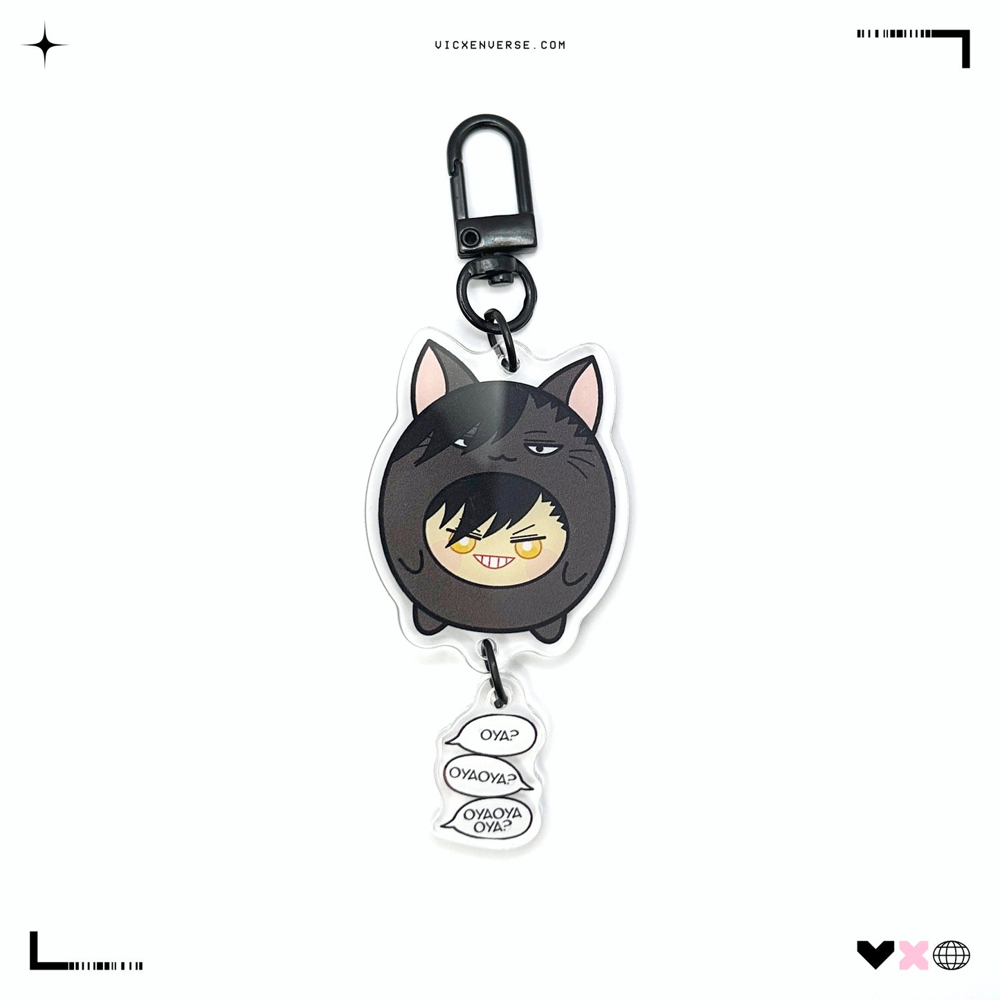 KEYCHAIN ✦ VBALL ROOSTER HEAD