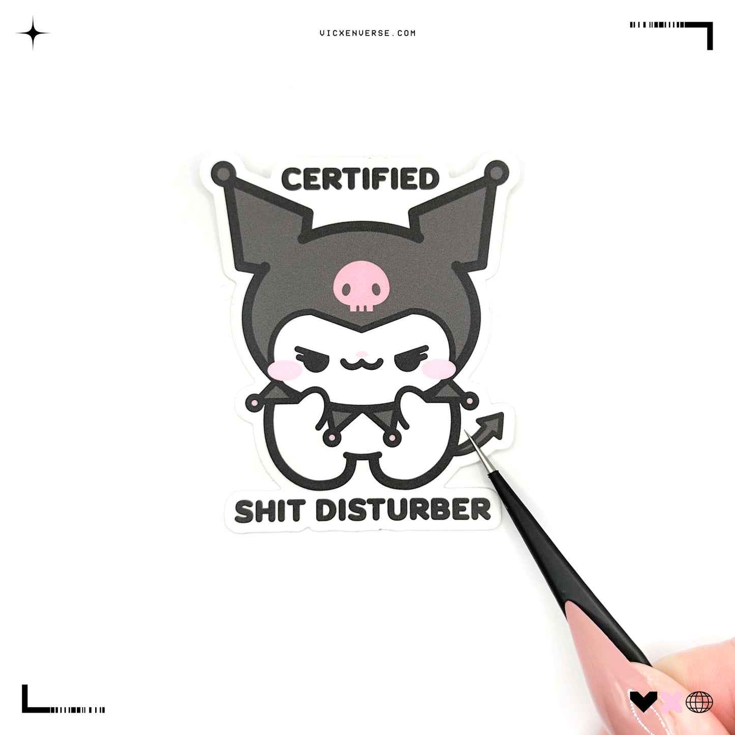 STICKER ✦ CERTIFIED SHIT DISTURBER