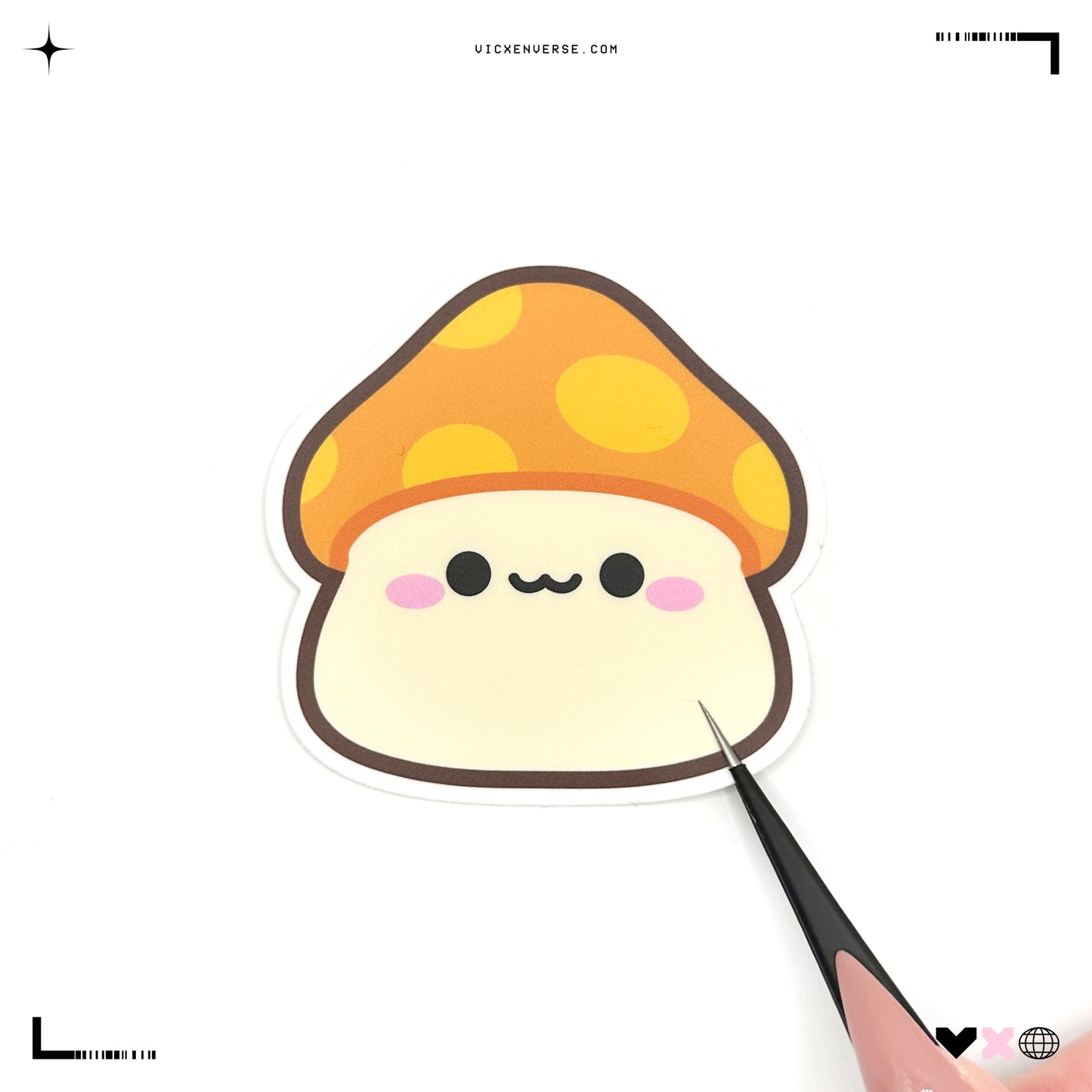 STICKER ✦ MS ORANGE MUSHROOM