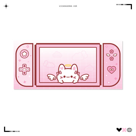 DESKMAT ✦ HINA PINK SWITCH