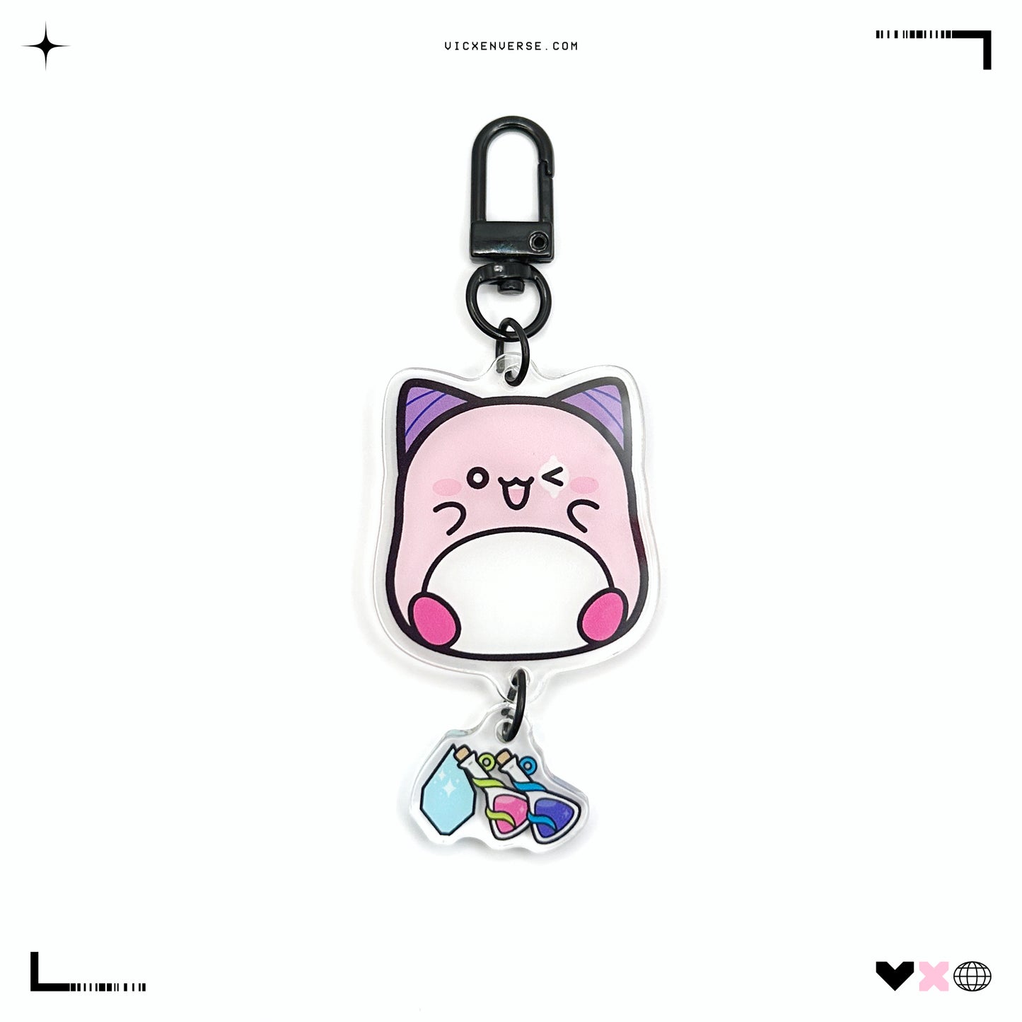 KEYCHAIN ✦ MS PINK BOSS