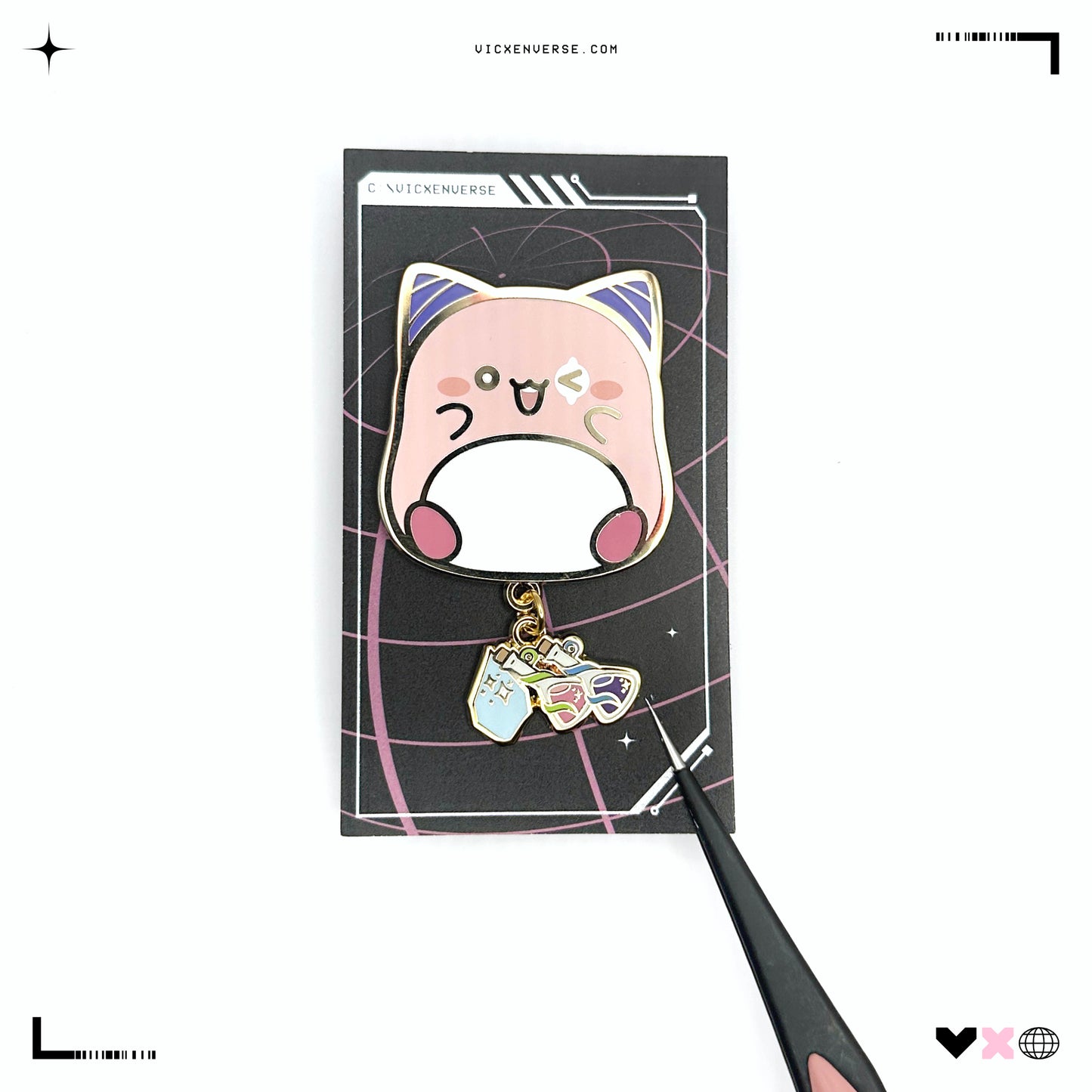 ENAMEL PIN ✦ MS PINK BOSS