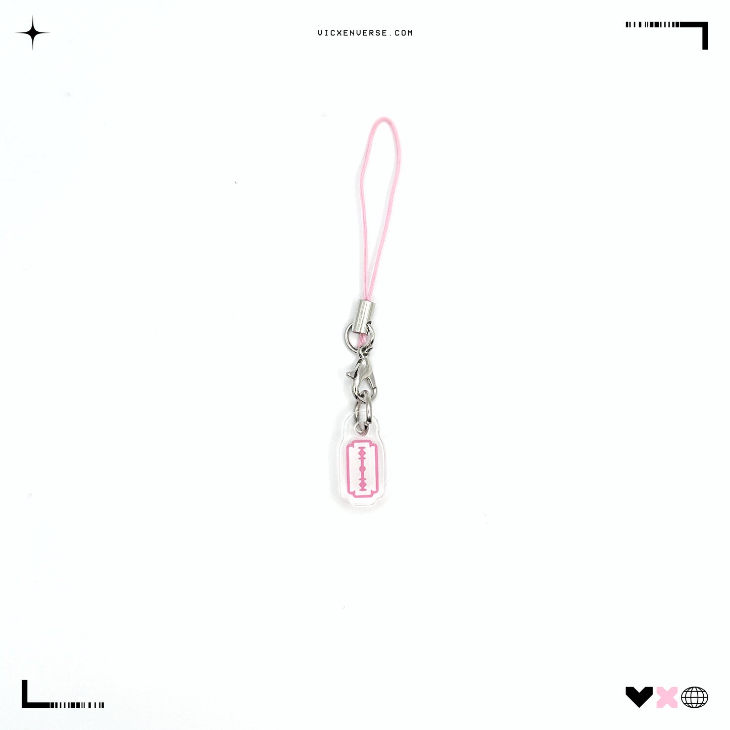 PHONE CHARM ✦ RAZOR