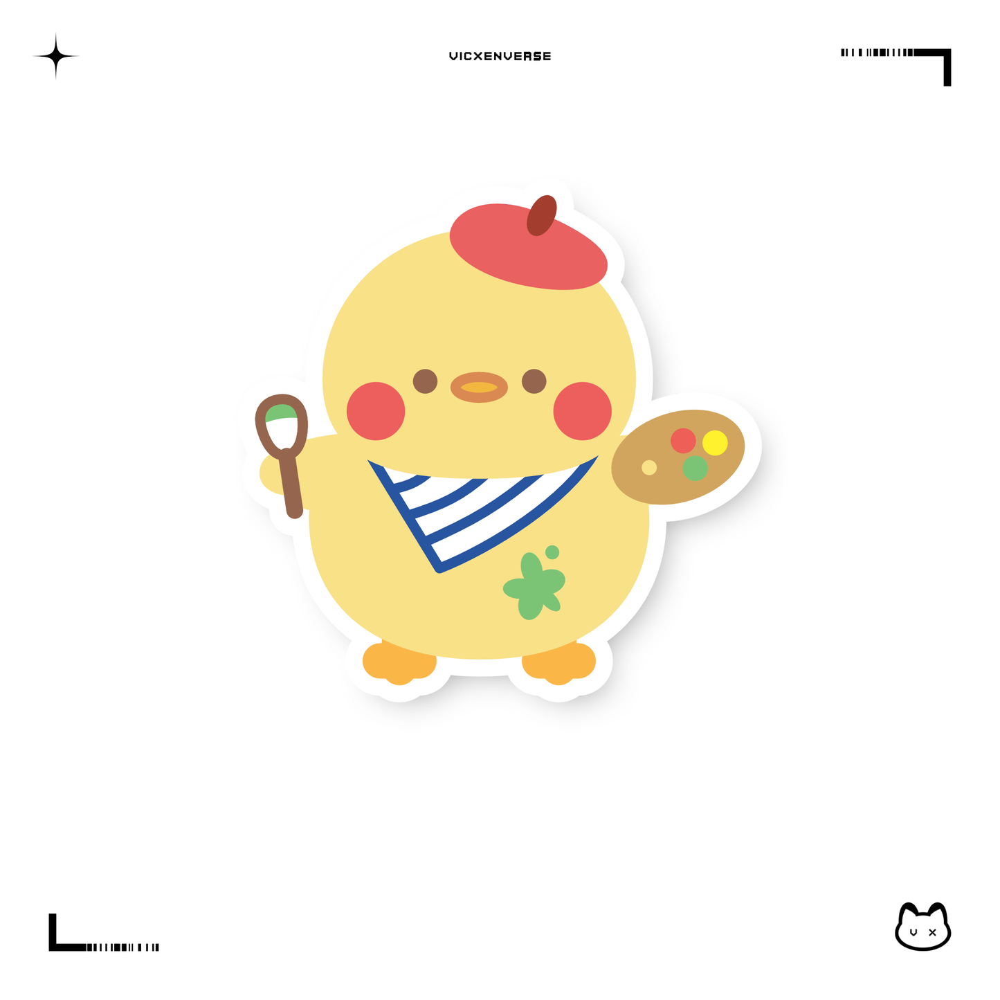 STICKER ✦ LADS RAFAYEL ARTSY BIRB