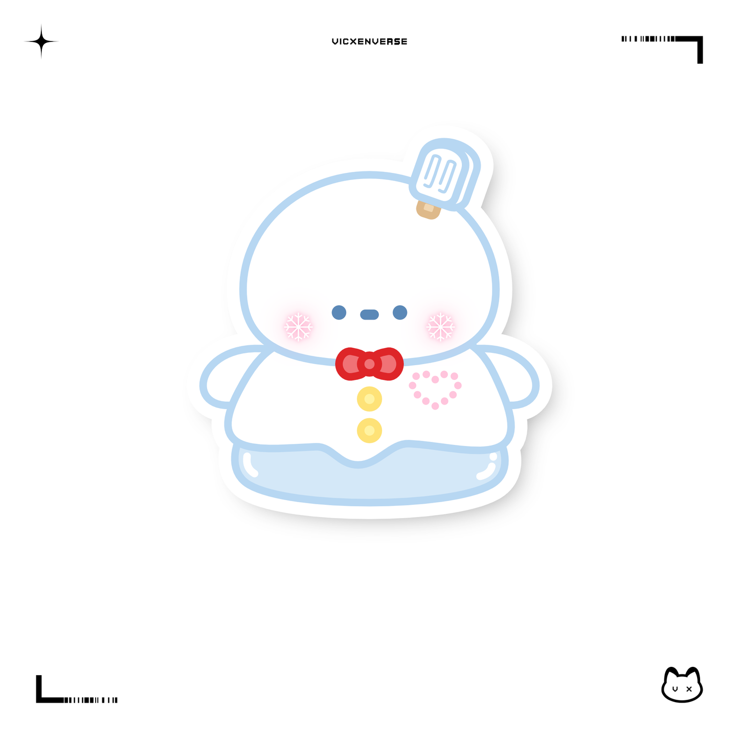 STICKER ✦ LADS ZAYNE SNOWMAN