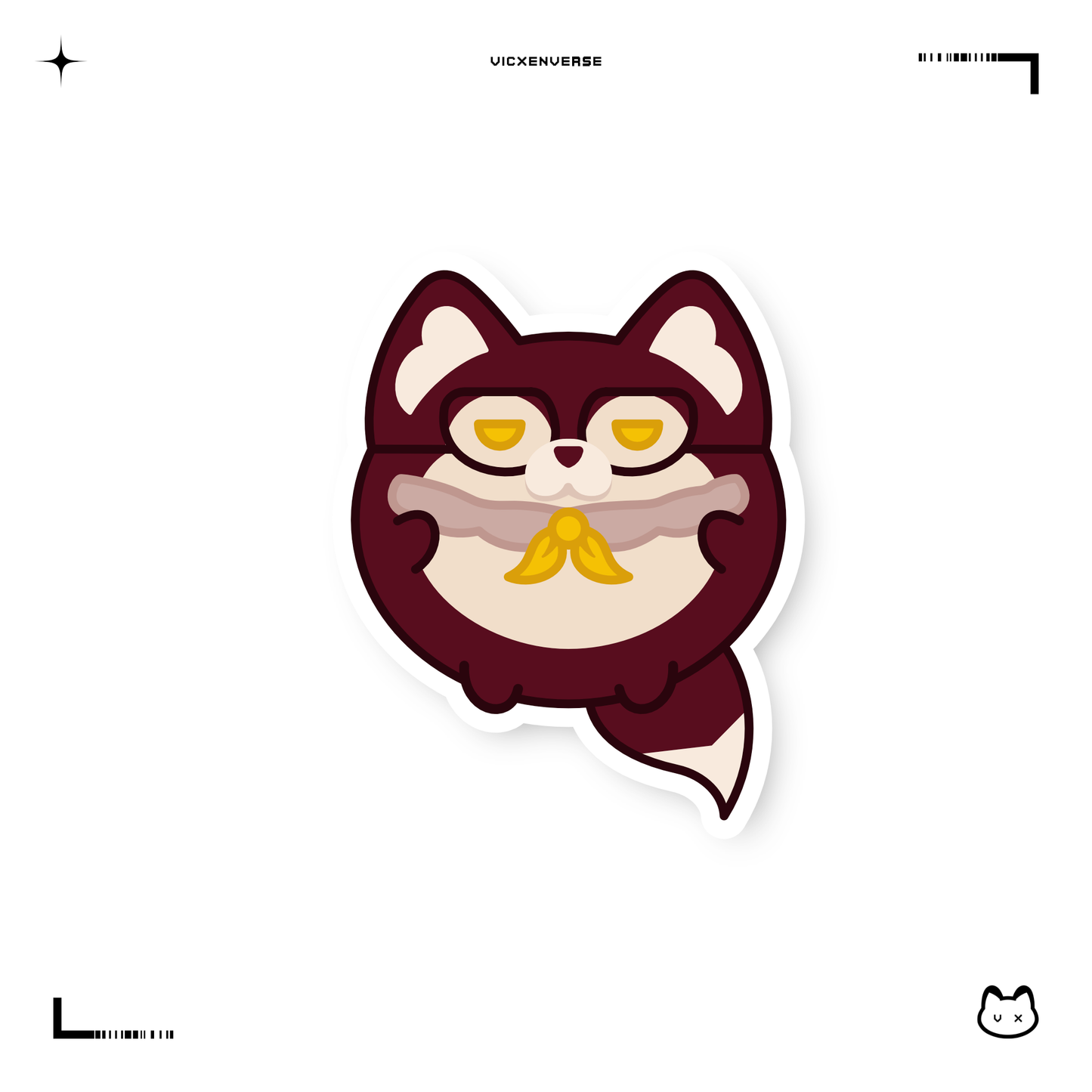 STICKER ✦ LADS VALKO WOLFIE