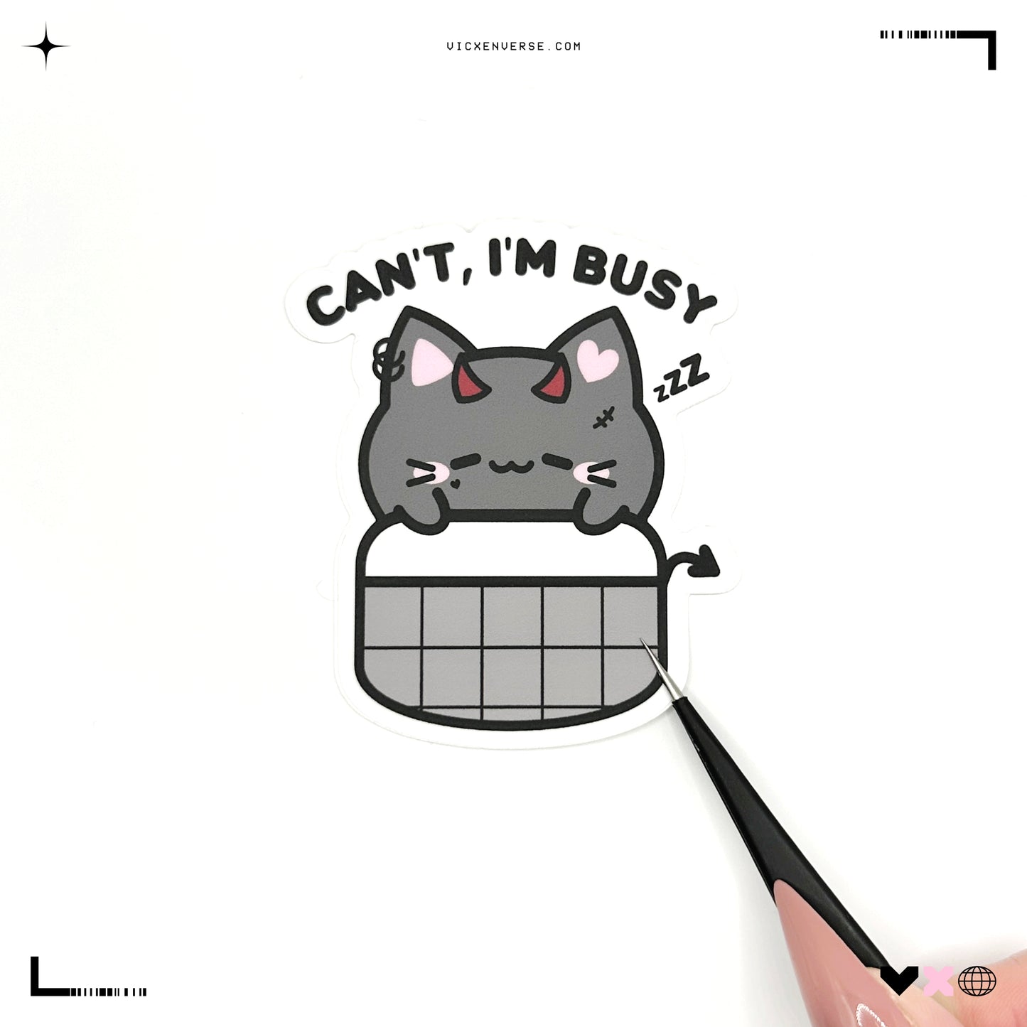 STICKER ✦ TSUKI - CAN'T, I'M BUSY