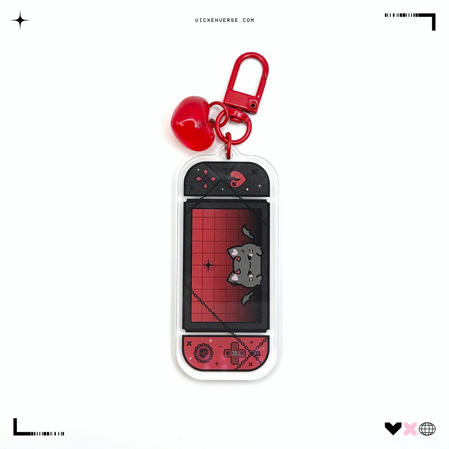 KEYCHAIN ✦ TSUKI RED SWITCH