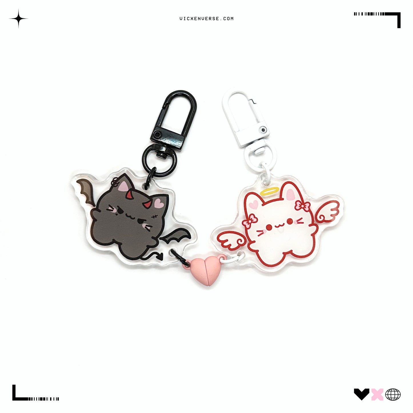 KEYCHAIN ✦ TSUKI + HINA MAGNETIC