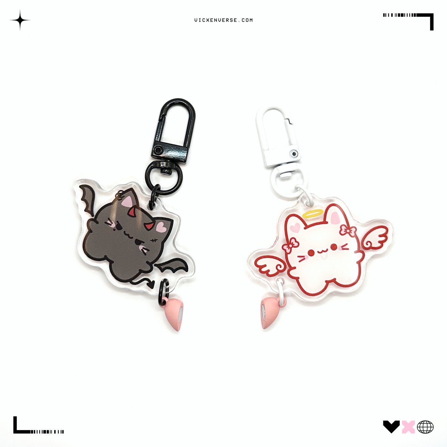 KEYCHAIN ✦ TSUKI + HINA MAGNETIC