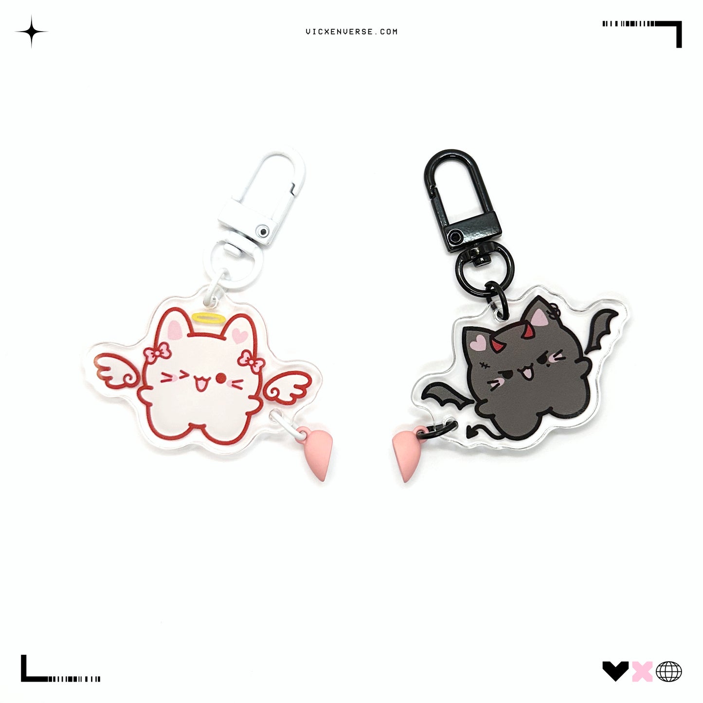 KEYCHAIN ✦ TSUKI + HINA MAGNETIC